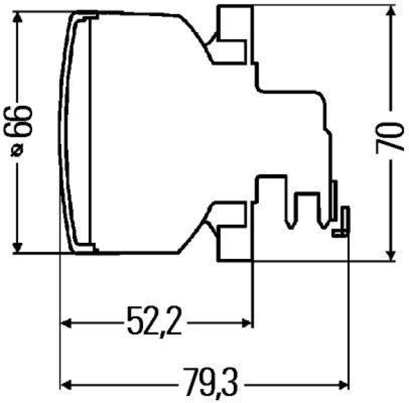 HELLA 2DA 009 001-147 Bremsleuchte Einbau