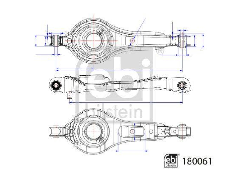 FEBI BILSTEIN 180061 Querlenker mit Gummimetalllager für Ford