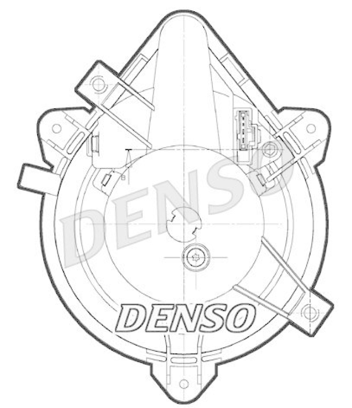 DENSO DEA09044 Innenraumgebläse FIAT PUNTO (188) 1.2 60 (188.030, .050, .130, .150, .230, .250) (1999 - )