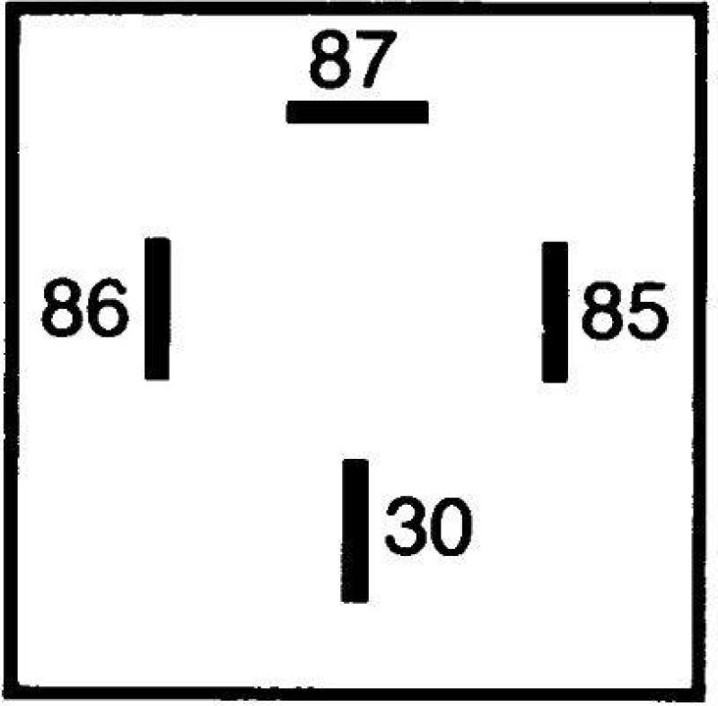 HELLA 4RA007957-001 Relais Arbeitsstrom