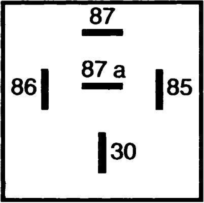 HELLA 4RD933332-021 Relais Arbeitsstrom