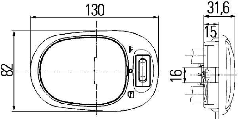 HELLA 2JA 964 916-011 Innenraumleuchte 12 V