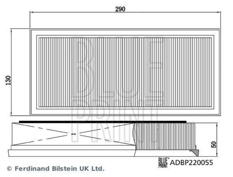 BLUE PRINT ADBP220055 Luftfiltersatz für Mercedes-Benz PKW