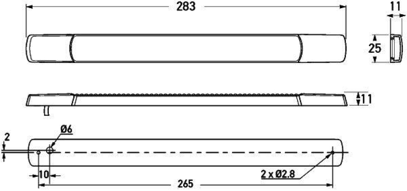 HELLA 2NE 980 889-501 Nebelschlussleuchte 12 V