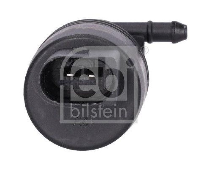 FEBI BILSTEIN 109290 Waschwasserpumpe für Scheiben- und Scheinwerferreinigungsanlage, mit Dichtring für NISSAN