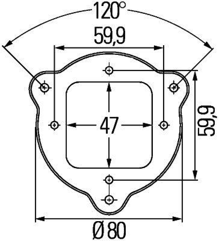 HELLA 9XD161119-007 Halter