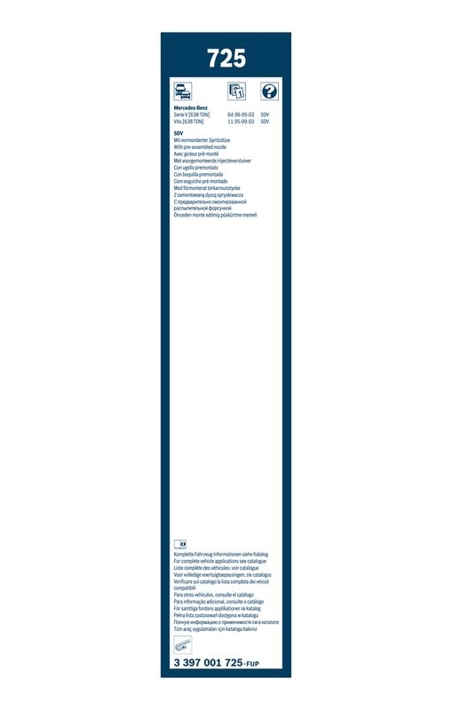 B-Ware BOSCH 3 397 001 725 Wischblatt 725 Twin Scheibenwischer 650/550 mm vorne