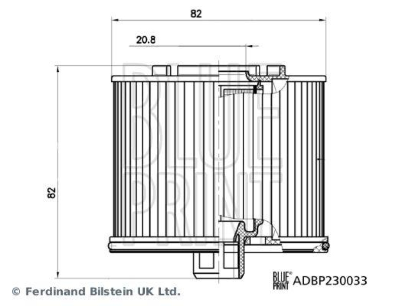 BLUE PRINT ADBP230033 Kraftstofffilter mit Dichtring für CITROEN