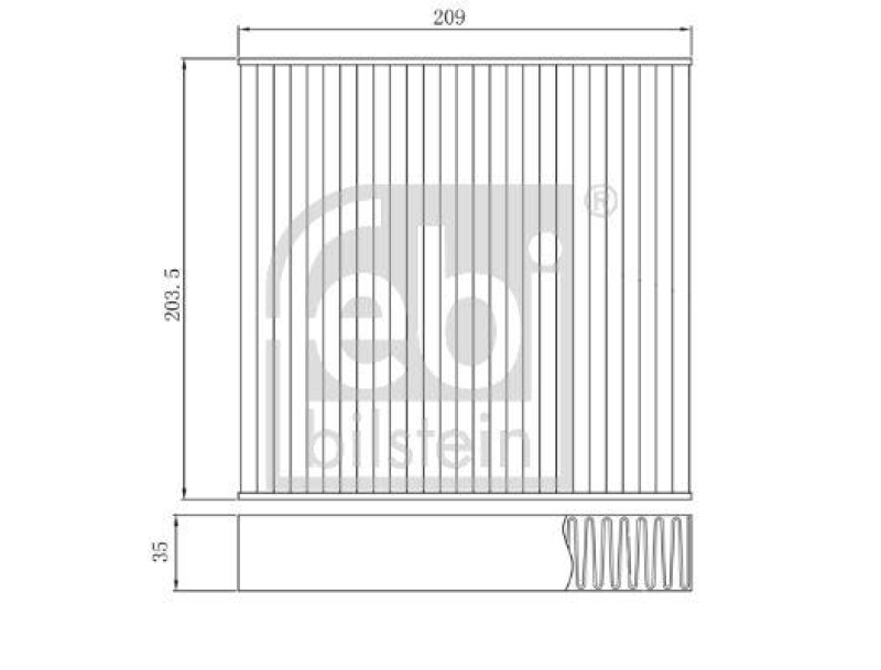 FEBI BILSTEIN 174913 Innenraumfilter für Land Rover