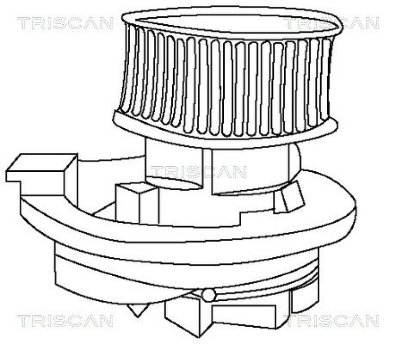 TRISCAN 8600 24001 Wasserpumpe für Opel Astra,Calibra,Vectra