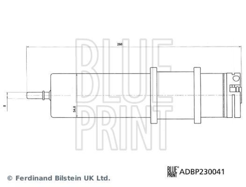 BLUE PRINT ADBP230041 Kraftstofffilter für BMW