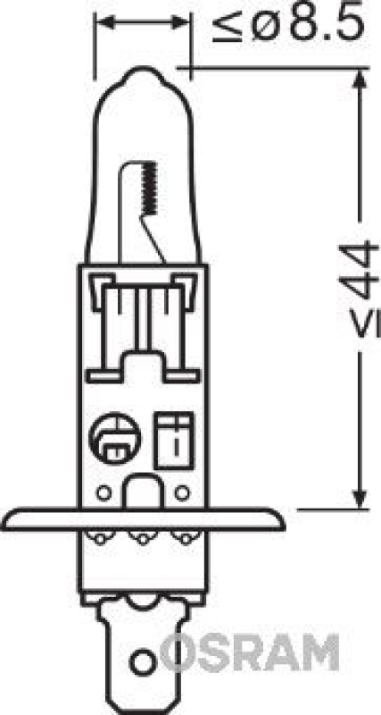 OSRAM 64150SV2-HCB Glühbirnen H1 SILVERSTAR 2.0 12V 55W