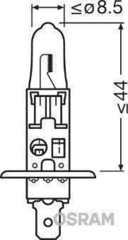 OSRAM 64150SV2-HCB Glühbirnen H1 SILVERSTAR 2.0 12V 55W