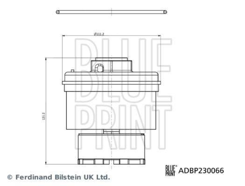 BLUE PRINT ADBP230066 Kraftstofffilter mit Dichtring für TOYOTA