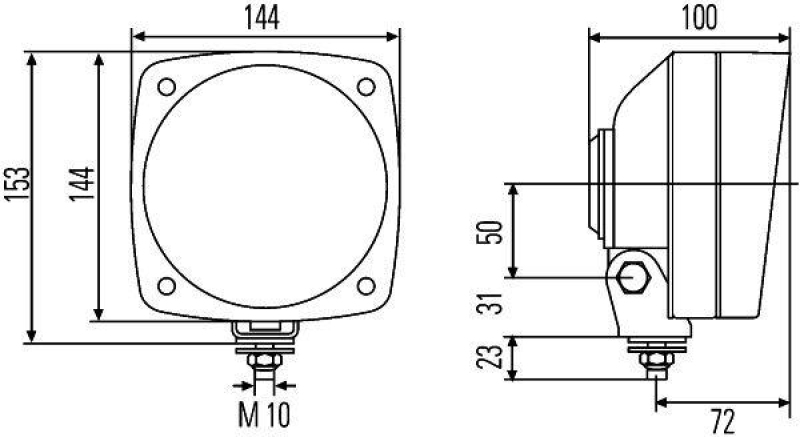 HELLA 1A3 996 026-021 Hauptscheinwerfer H4