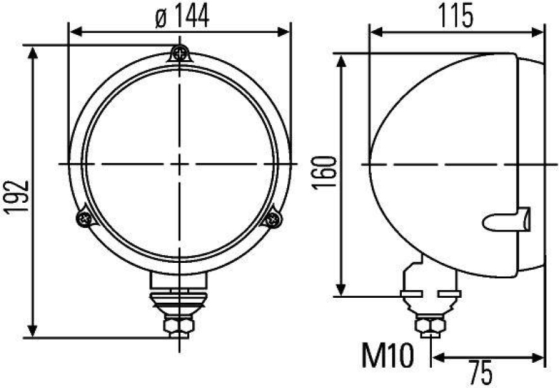 HELLA 1A3 996 162-607 Hauptscheinwerfer