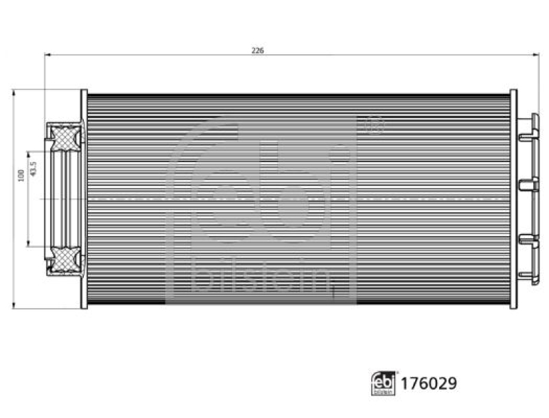 FEBI BILSTEIN 176029 Kraftstofffilter mit Dichtring für DAF