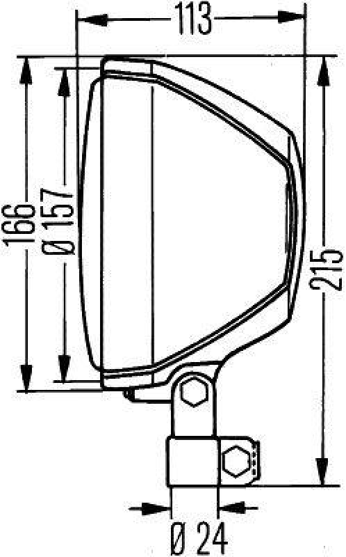 HELLA 1A5 003 178-401 Hauptscheinwerfer