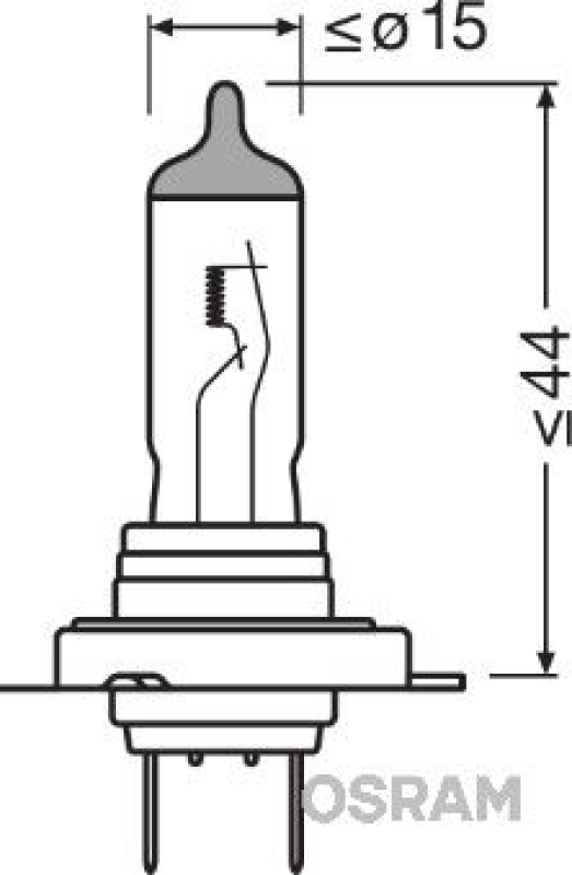 OSRAM 64215 Glühbirne H7 24V 70W