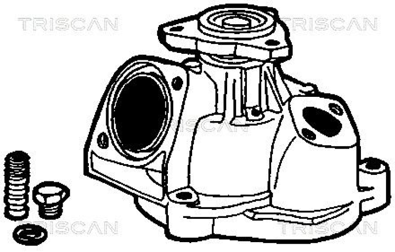 TRISCAN 8600 29896 Wasserpumpe für Vw Transporter 1.9, 2.1 Lt