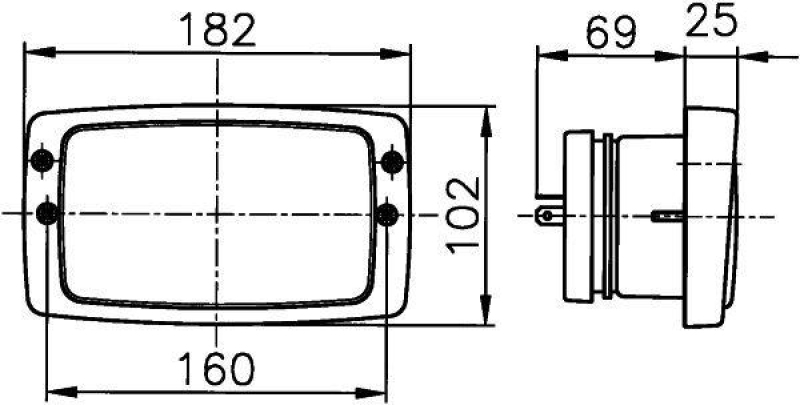 HELLA 1AB 006 213-027 Hauptscheinwerfer