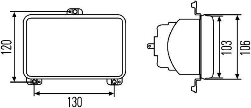 HELLA 1AB 008 888-051 Heckscheinwerfer Halogen