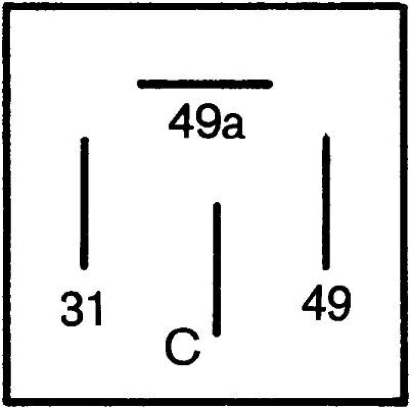 HELLA 4DB 001 887-041 Blinkgeber