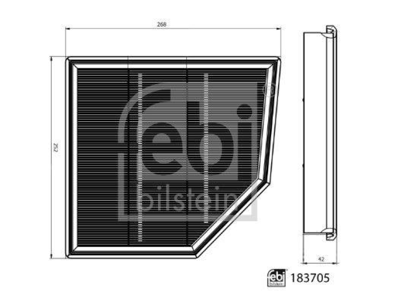 FEBI BILSTEIN 183705 Luftfilter für BMW