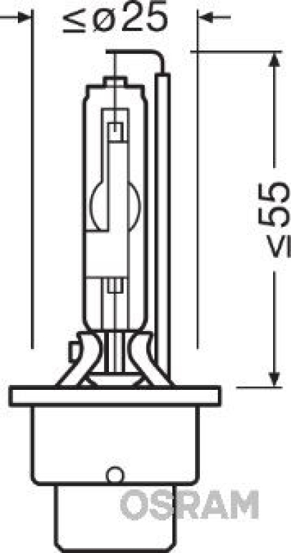 OSRAM 66250 Glühbirne D2R XENARC 35W