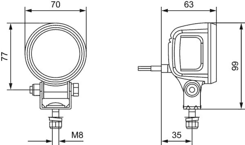 HELLA 1G0 996 210-001 AScheinwerfer SL60 LED