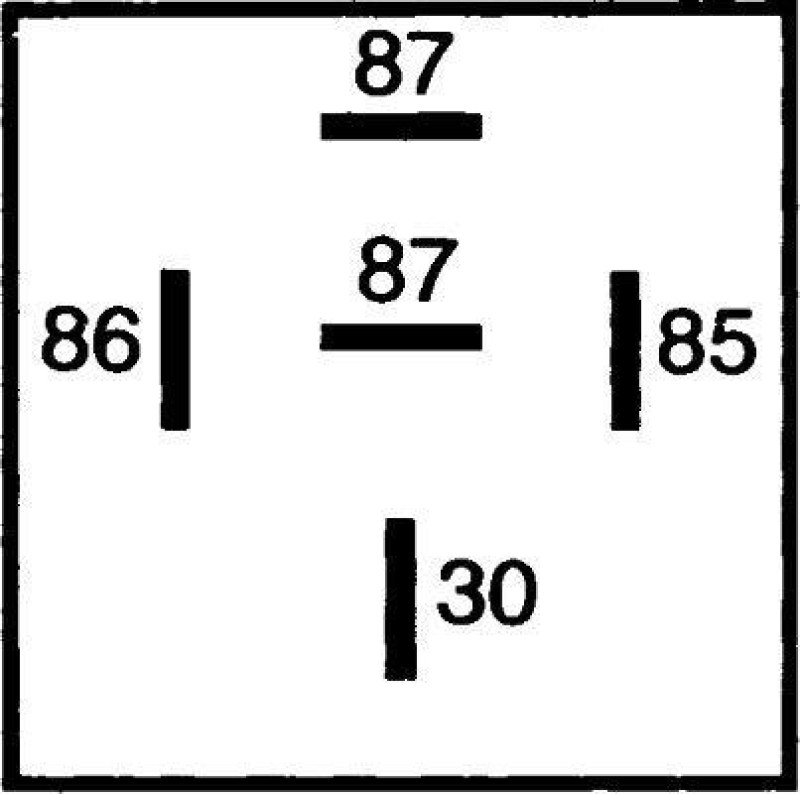 HELLA 4RA 933 791-061 Relais Arbeitsstrom