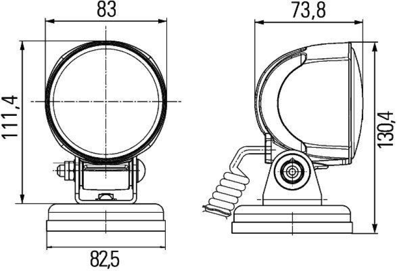 HELLA 1G0 996 276-631 AScheinwerfer Modul 70 Gen III LED