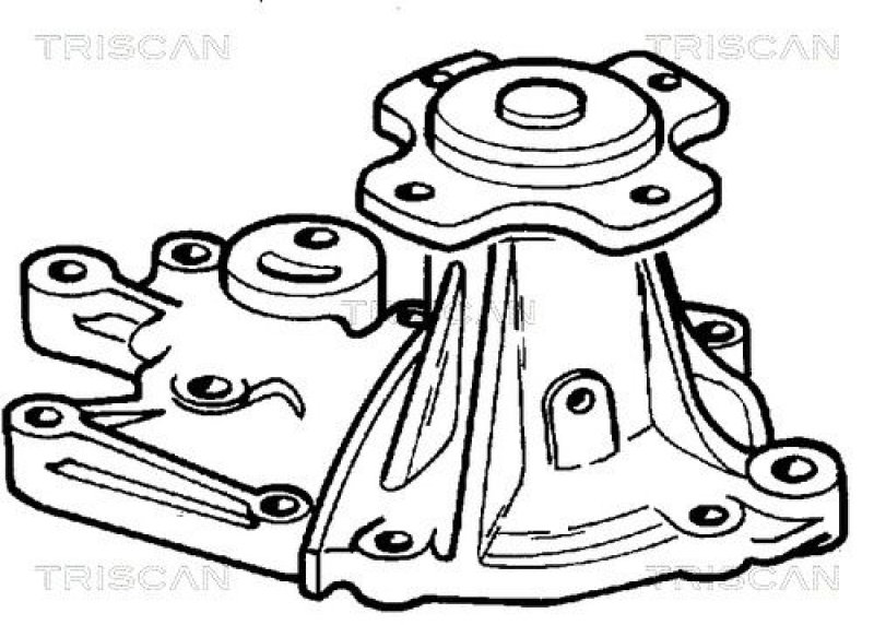 TRISCAN 8600 69001 Wasserpumpe für Suzuki Swift 1.0, 1.3