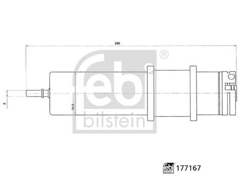 FEBI BILSTEIN 177167 Kraftstofffilter für BMW