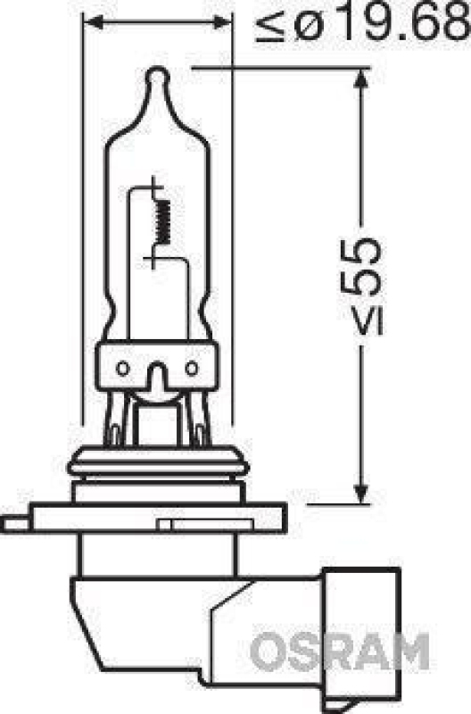 OSRAM 9005 Glühbirne HB3 12V 60W