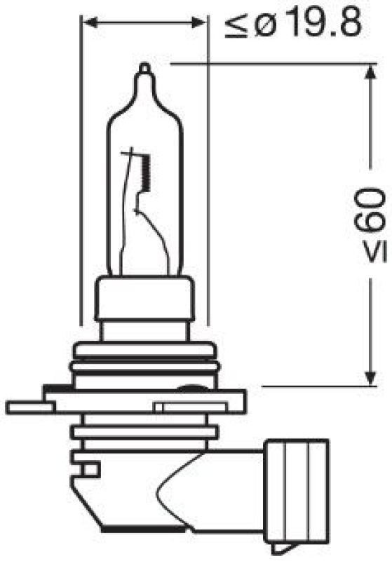 OSRAM 9012 Glühbirne HIR2 12V 55W