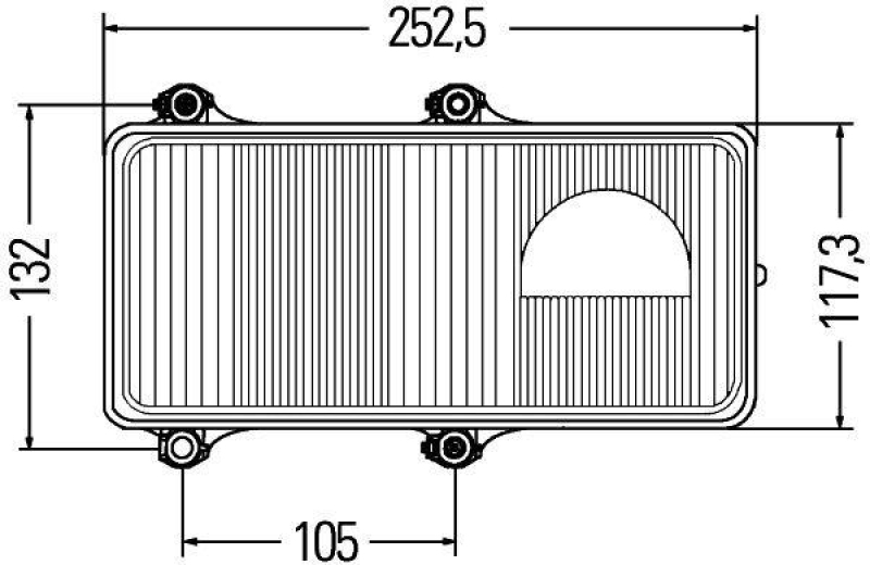 HELLA 1DL 005 600-097 Hauptscheinwerfer links