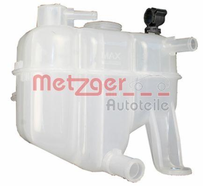 METZGER 2140203 Ausgleichsbehälter, Kühlmittel für FIAT OHNE DECKEL, OHNE SENSOR