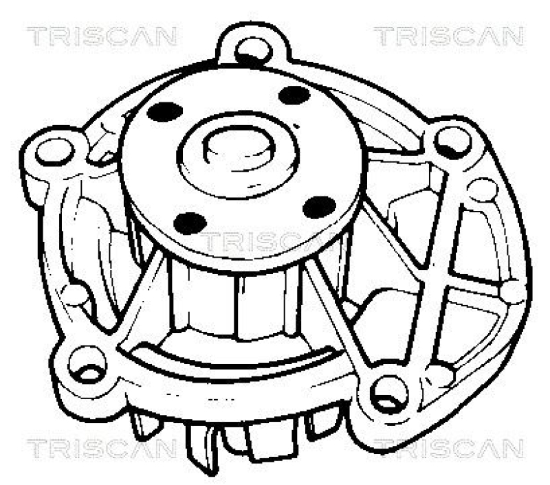 TRISCAN 8600 65336 Wasserpumpe für Saab:99,900. H.Motor