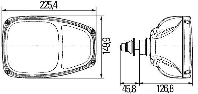 HELLA 1EE 996 174-211 Hauptscheinwerfer links