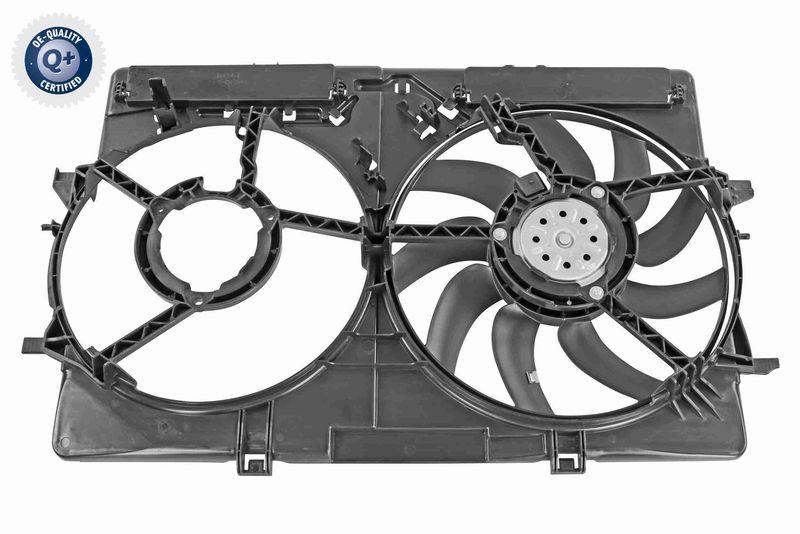 VEMO V15-01-1919 Lüfter, Motorkühlung 12V mit Halterahmen für VW