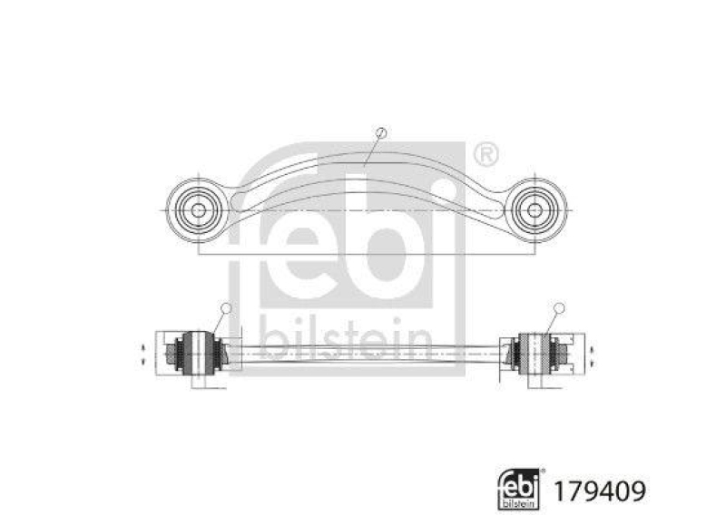 FEBI BILSTEIN 179409 Querlenker für Mercedes-Benz