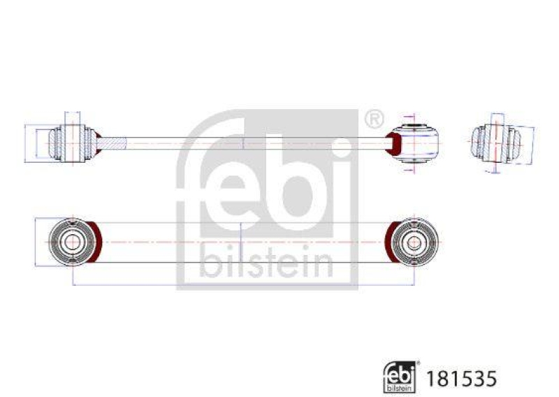 FEBI BILSTEIN 181535 Verbindungsstange für M A N