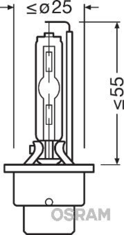 OSRAM 66240XNB-HCB Glühlampe Xenarc Silverstar D2S Duo Box