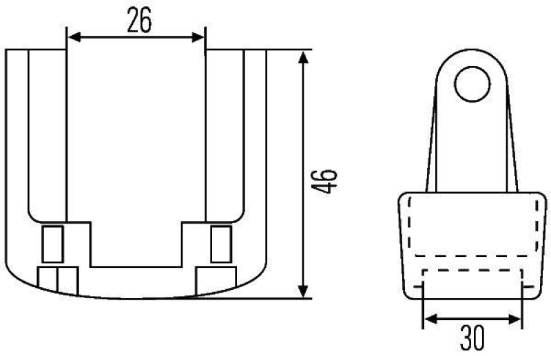 HELLA 8HG 990 263-001 Halter ASW