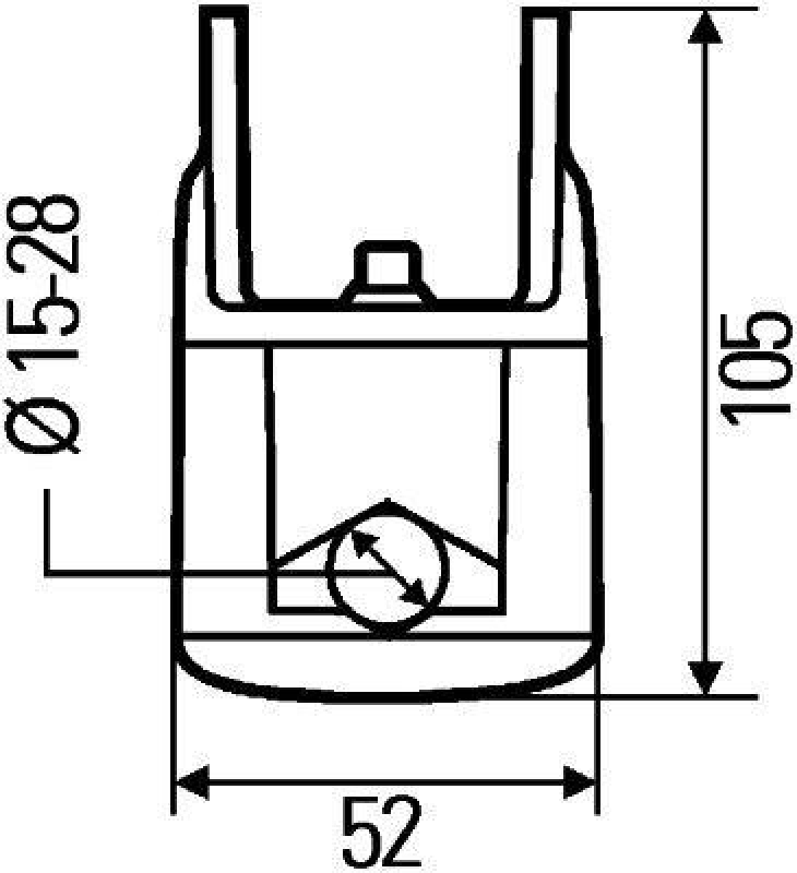 HELLA 8HG 990 263-131 Halter ASW