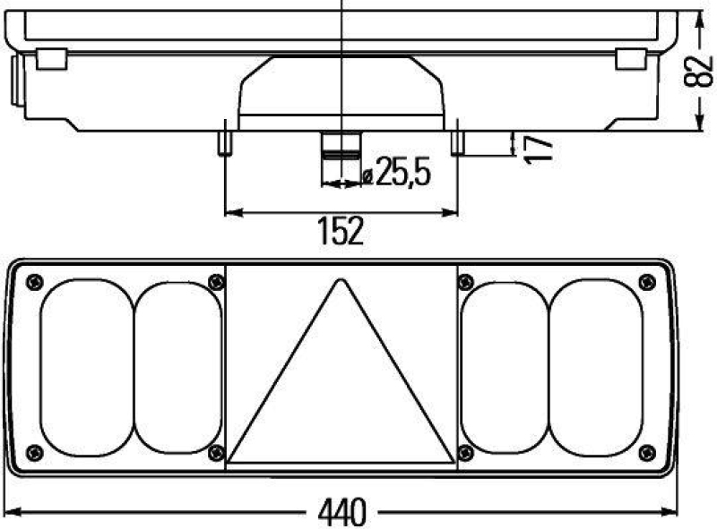 HELLA 2VP 340 450-441 Heckleuchte EasyConn I Halogen