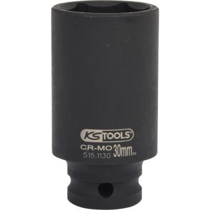 KS TOOLS 515.1130 1/2" Sechskant-Kraft-Stecknuss 30mm