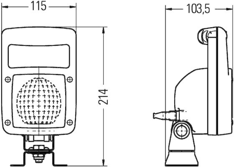 HELLA 1GA 997 506-631 AScheinwerfer Ultra Beam Halogen