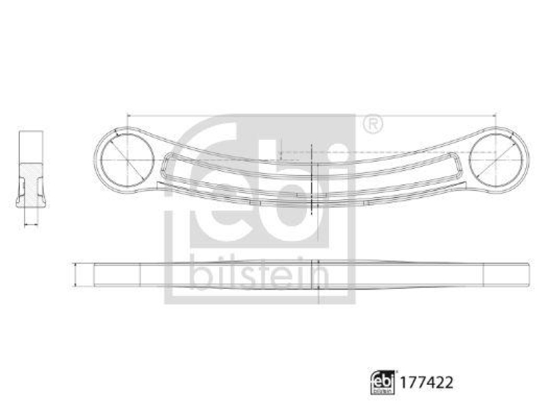 FEBI BILSTEIN 177422 Zugstrebe für Mercedes-Benz